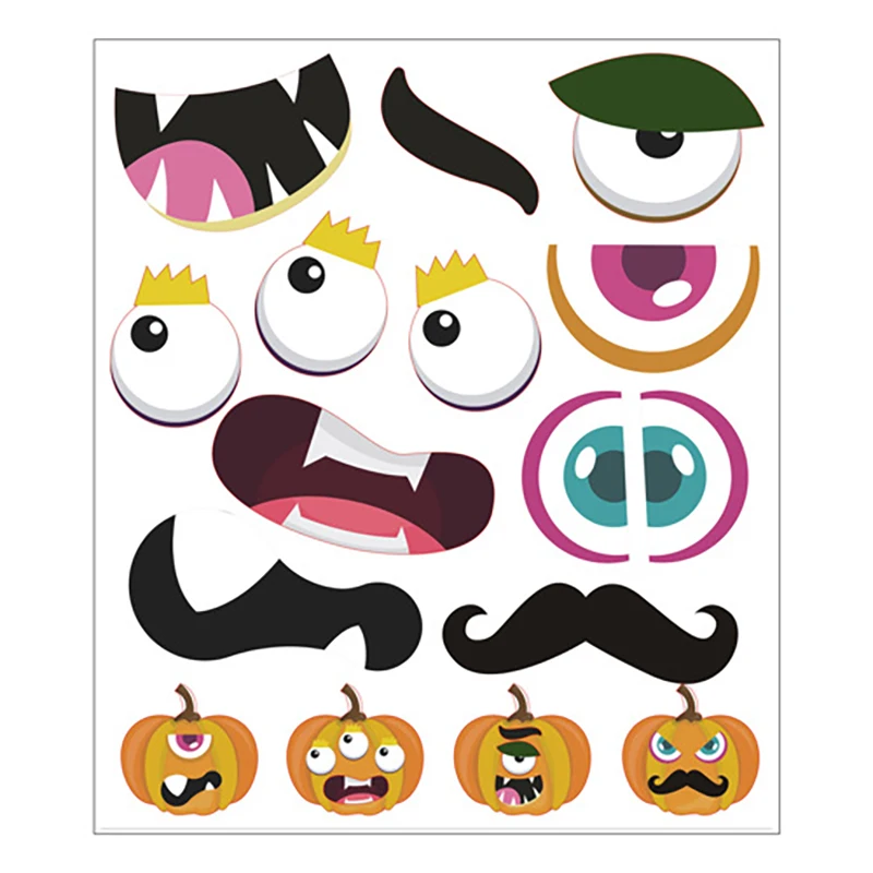 

Наклейки на Хэллоуин 4 шт., наклейки с ужасами и мемами на Хэллоуин, эстетические, для ноутбука, чемодана, бутылки с водой, декор для вечерние, ...