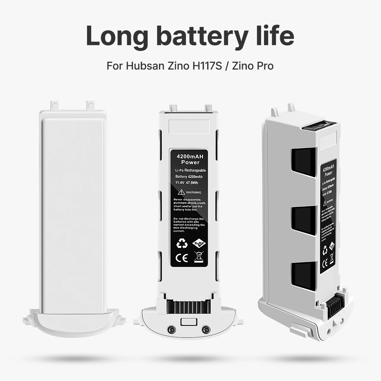 

High Quality Max Power 11.4V 4200mAh Lipo Battery for HHubsan Zino H117S GPS RC Drone Flight Battery Lithium for HHubsan Zino