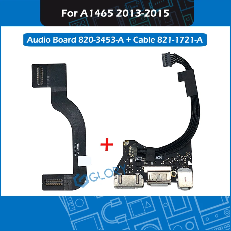 Ноутбук A1465 Power Audio Board 820 3453 A кабель 821 1721 для MacBook Air 11 &quotA1465 2013 2015 год MD711