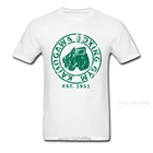 Kamogawa боксеры 2018 новая белая зеленая футболка Мужские Винтажные топы с буквенным принтом с вырезом лодочкой летняя одежда для отдыха футболка для тренировок