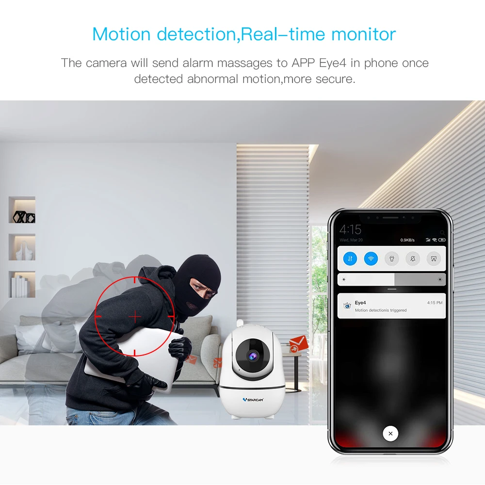 Детский монитор WiFi автоматическая IP камера слежения домашняя безопасности