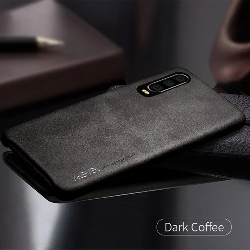 Dark Coffee Для huawei P30 Pro Чехол для телефона X-level роскошный винтажный кожаный тонкий защитный задний Чехол для huawei P30 P30 Pro Чехол Funda - Цвет: Dark Coffee
