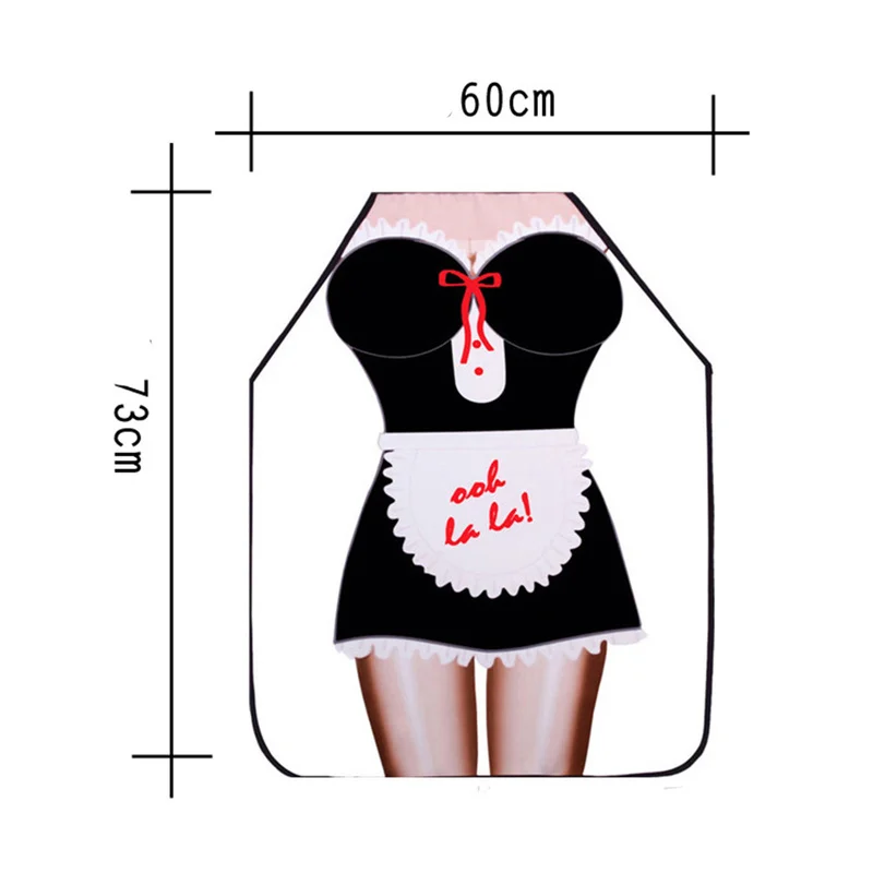 3D креативный Забавный кухонный фартук для мужчин и женщин сексуальные фартуки