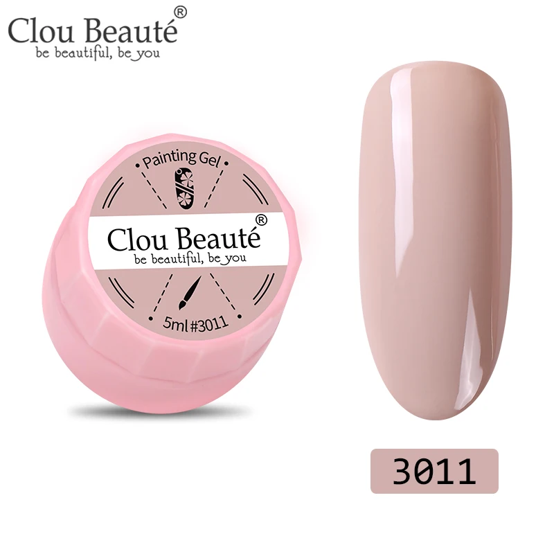 3011 Clou Beaute 72 цвета гель-краска УФ/светодиодный гель для ногтей замачиваемый дизайн ногтей светодиодный лак для ногтей УФ-гель для ногтей DIY Краска паук гель лак - Цвет: 3011