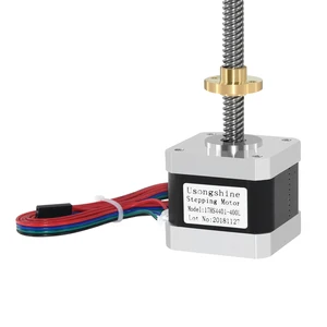 nema 17 17hs4401l 400l stepper motor 1 5a with 4pin cable t8 lead screw nut part for cnc z axis linear 3d printers parts free global shipping