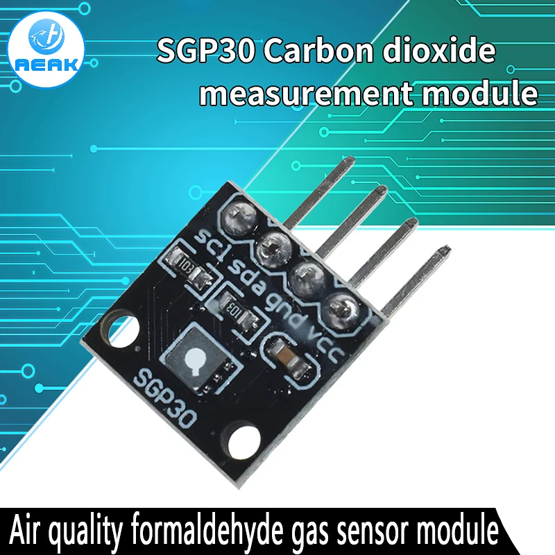 

Измерение воздуха в помещении, многопиксельный датчик газа SGP30, модуль измерения TVOC/eCO2 формальдегида и диоксида углерода