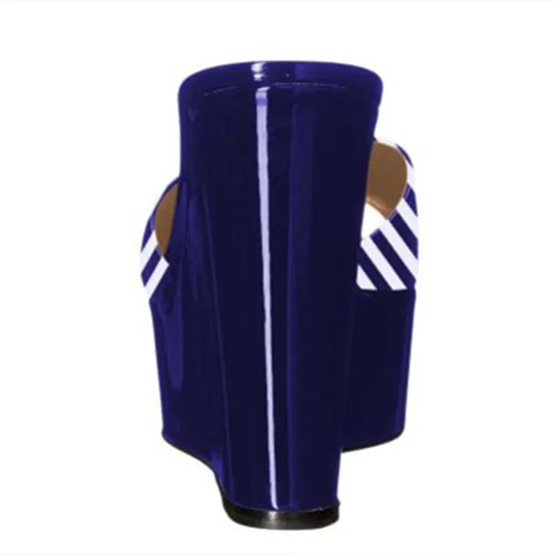 

SHOFOO shoes.Fashion women's slippers. About 14.5 cm wedges heel slippers.Outdoor slippers.Summer women's shoes. SIZE:34-45