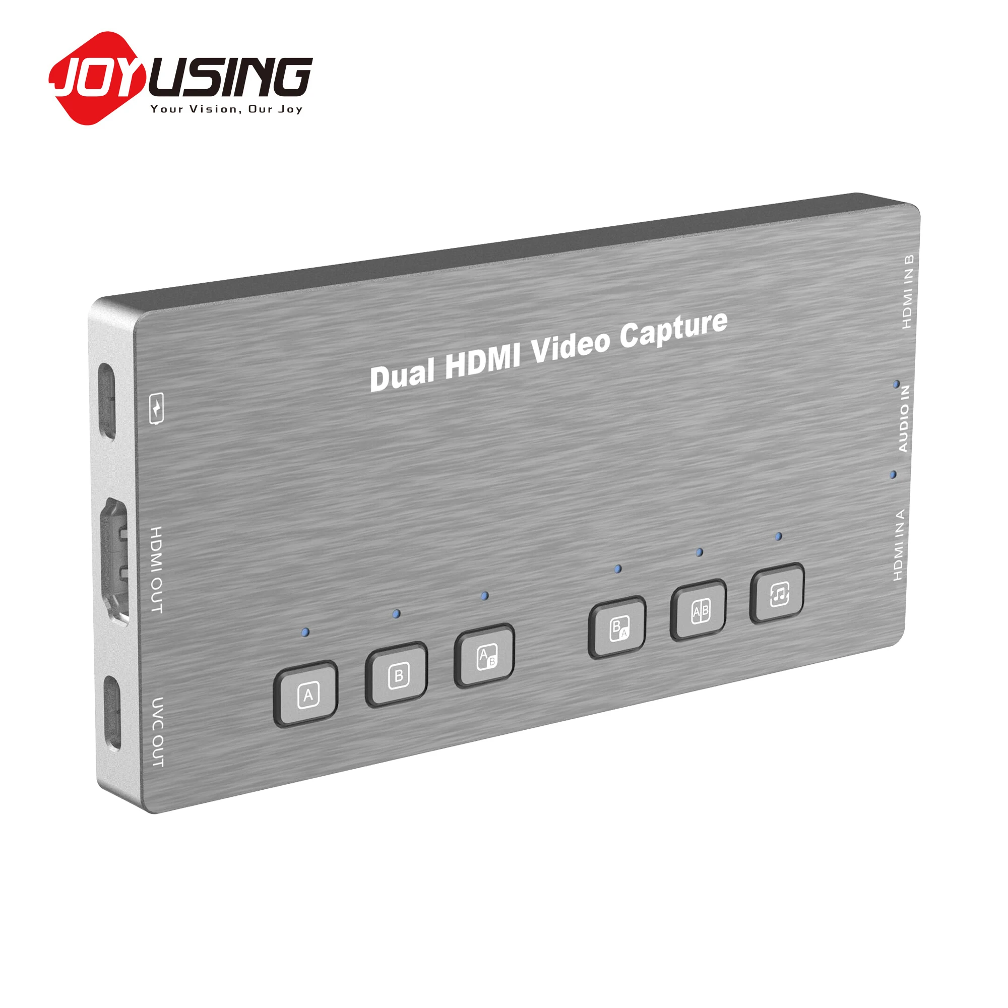 

Joyusing Dual HDMI-совместимый видеозахват Профессиональные Товары для видео аксессуары переключатель аудиозахвата