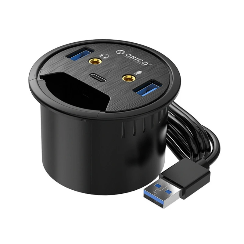 

Настольный разветвитель ORICO 2U1C, USB 3,0, с портом для наушников и микрофона