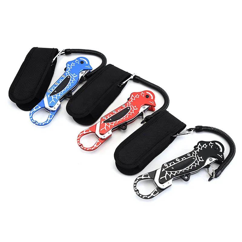 

Outdoor fishing tools Foldable fish control device Control fish pliers fish catch finger plate fish nose pliers fishing gear