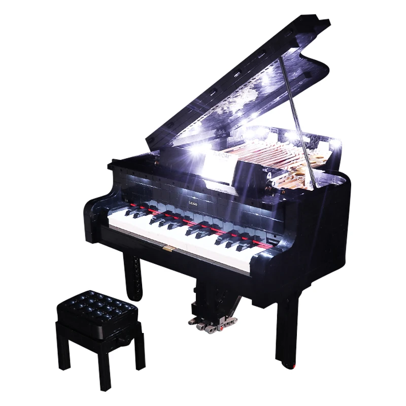 

LED Light Lighting Kit For THE Grand Piano 21323 Building Block Bricks Toy (Only LED Light, No Block Kit)
