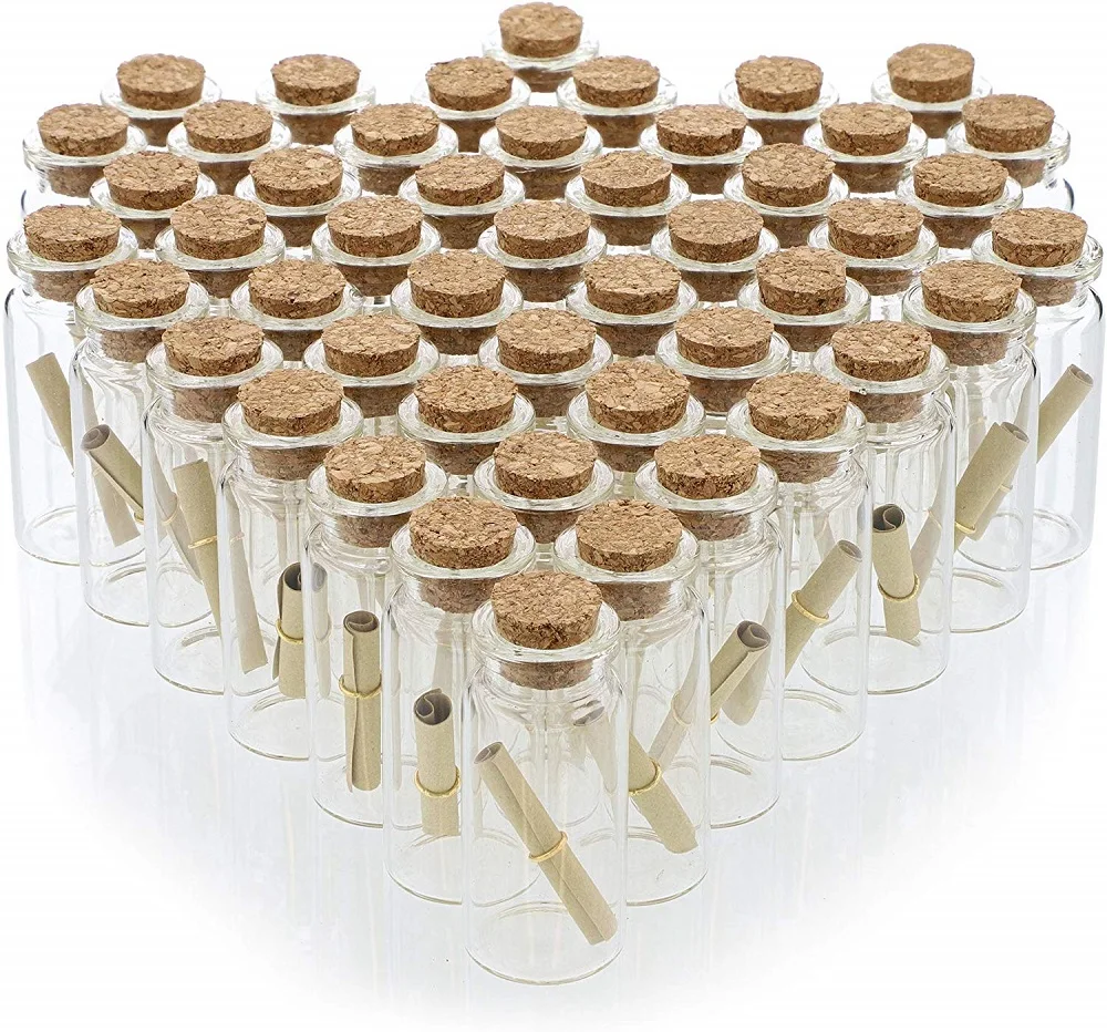 20 шт. маленькие стеклянные банки декоративные контейнеры для поделок Недорогие