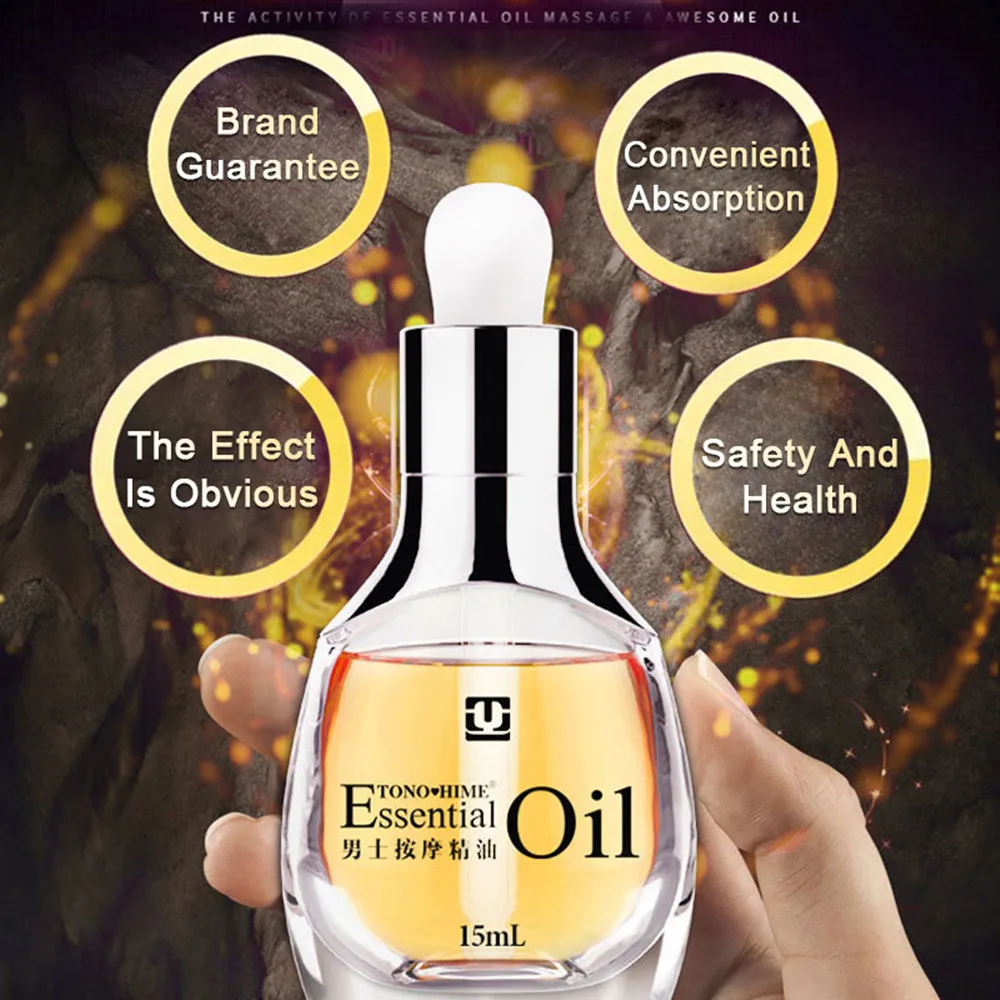15 мл для мужчин уход за телом эфирное масло пениса увеличение t более сильное