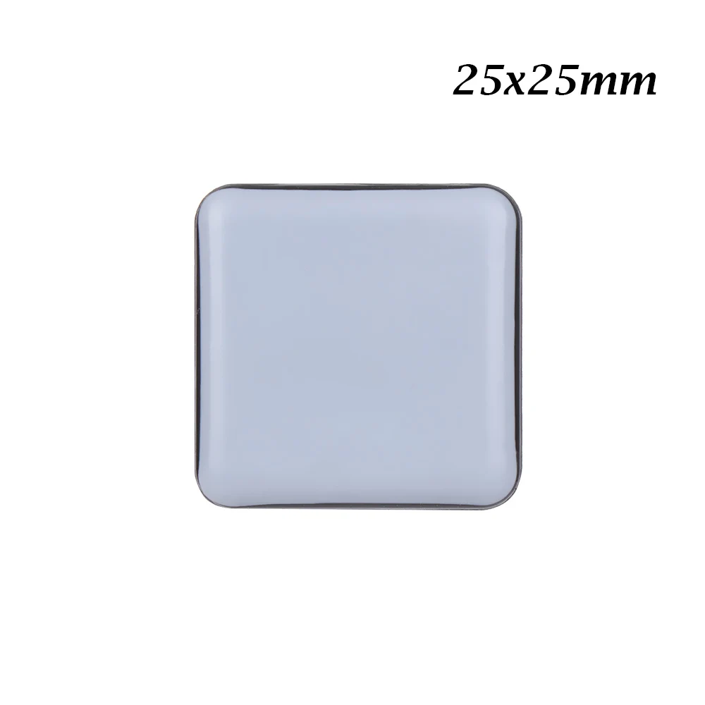 25x25mm 4 шт./компл. легко двигаться мебель Таблица слайдер коврик протектор с крышкой и ручками для переноски размером истиранию коврик самоклеющиеся мебельные ножки колодки - Цвет: 25x25mm