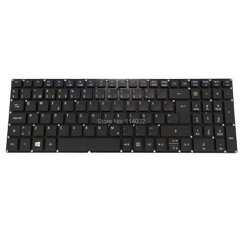 Сменные клавиатуры R5 571 клавиатура с подсветкой для Acer Aspire R15 571TG 50RF SD шведские