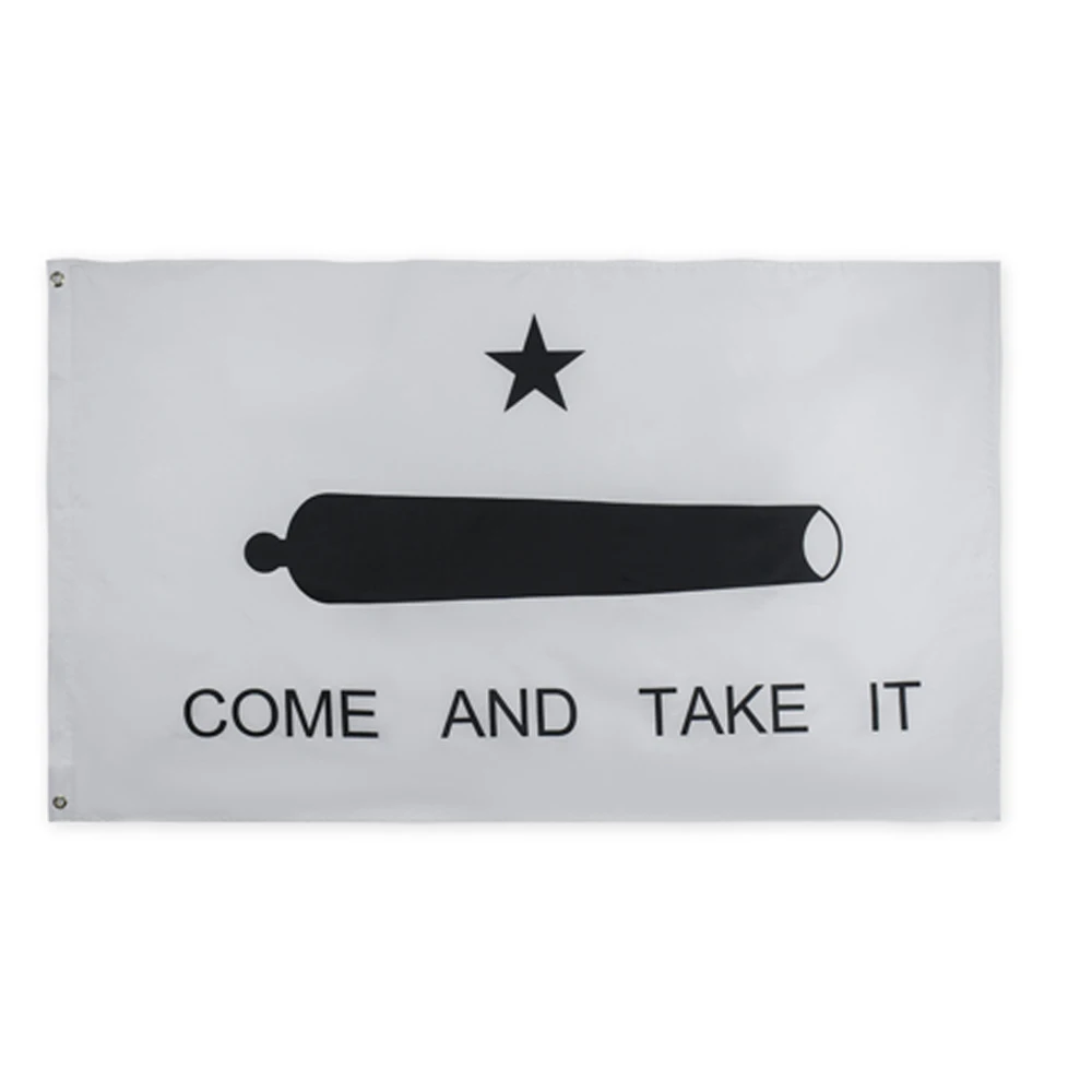 

Приходите и возьмите это большой флаг оружия Техасский Гонсалес нра флаги техасской революции Спартанский военный 3x5 футов