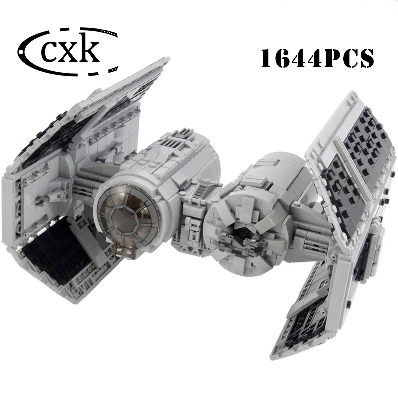 

Из серии "Звездные войны пространство перехватчик истребитель кирпичи MOC-22018 высокотехнологичных галстуком-бабочкой куртка-бомбер крейсер,...