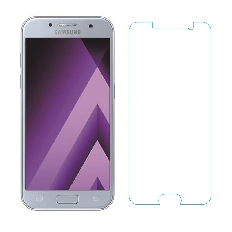 Закаленное стекло для Samsung Galaxy A7 (2017) защитная пленка экрана A720F A720F/DS A720|Защитные