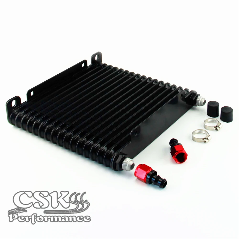 8-дюймовый 32 мм алюминиевый 17-рядный двигатель/гоночный масляный радиатор