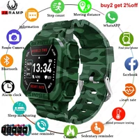 jaramp 2021 smart watch men women heart rate monitor sport smartwatch music control watches for ios android xiaomi pk casio y68