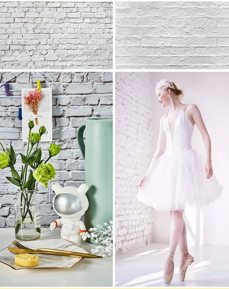 

100 Kinds Of Color 58x86cm Cement Pattern Vinyl Substrate, Art Film, Fruit Plan, Beverage Tableware Waterproof Background