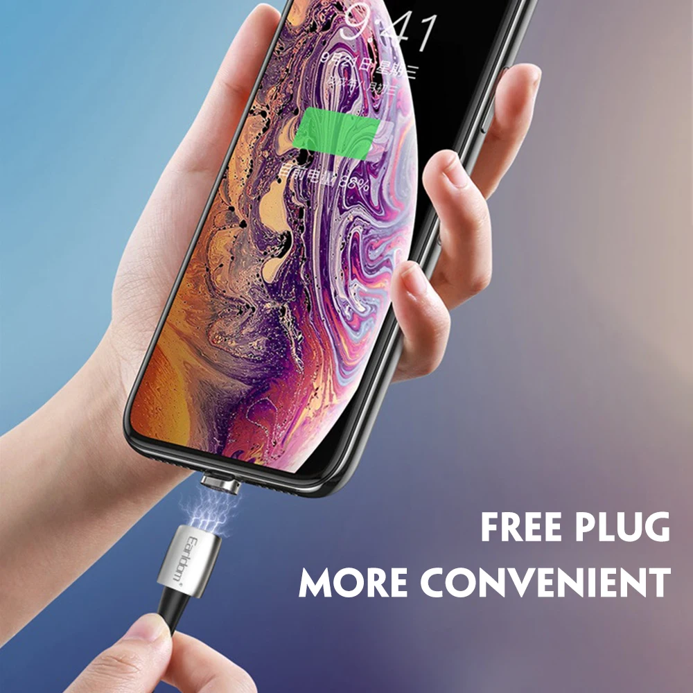 FDBRO Магнитный Micro USB кабель для телефона Быстрая зарядка данных провод шнур магнитное зарядное устройство usb type C кабель для мобильного телефона 1 м