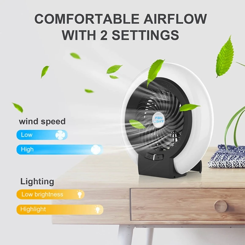 

Camping Fan with Light Portable Tent Lantern Fan USB Rechargeable Hanging Lamp for Outdoor Indoor Hurricane Emergency