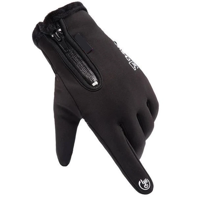 

Популярные водонепроницаемые велосипедные перчатки для мужчин и женщин, зимние лыжные ветрозащитные теплые флисовые перчатки на подкладк...