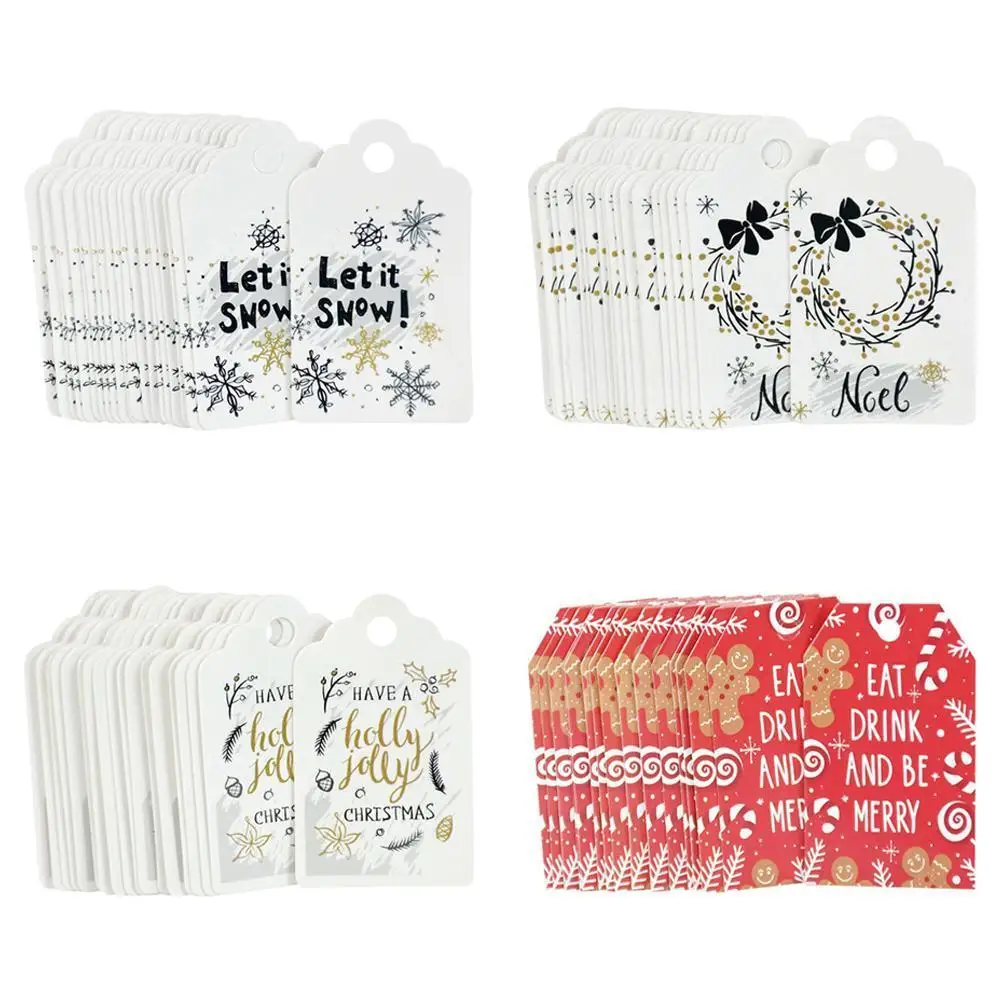 

100 шт., рождественские и Новогодние украшения для украшения ёлки