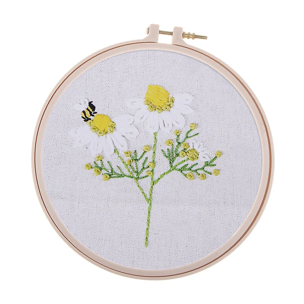 Набор для вышивки с предварительным принтом набор пробоотбора пчелиным цветком