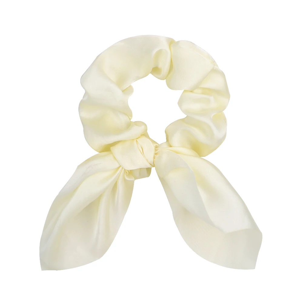 

Candy Color Women Hair Scrunchie Bows Ponytail Holder Hairband Bow Knot Scrunchy Girls Hair Ties Hair Accessories