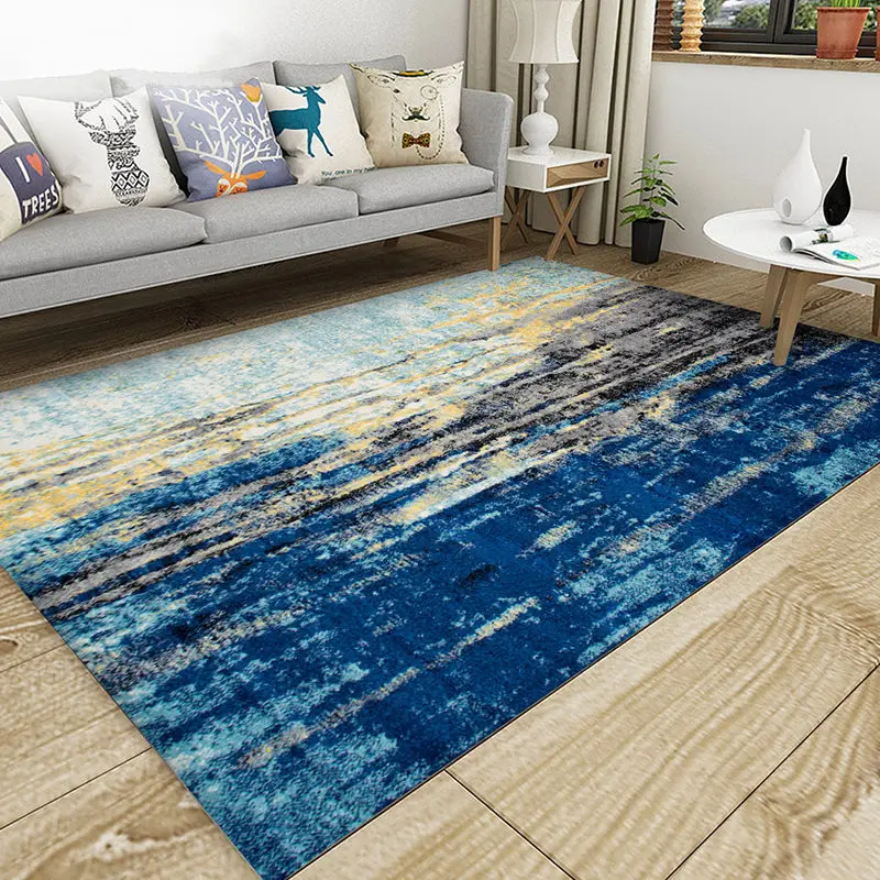 

New Hot Nordic Geometric Carpet Living Room Bedside Bathroom Carpet Modern Decorative Carpet Family Sofa Yoga Carpet