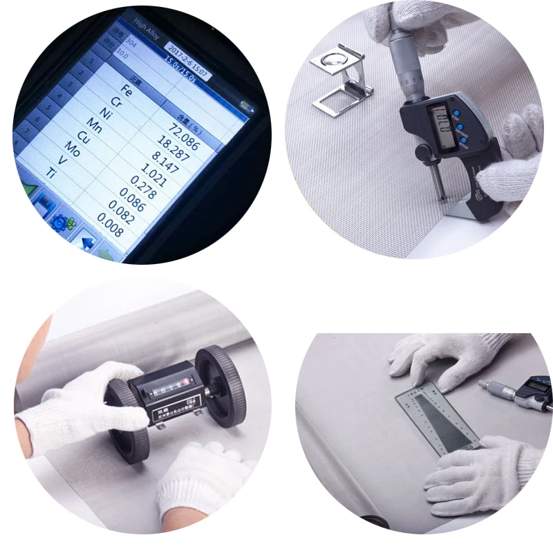 Сетка из нержавеющей стали 304 фильтр для продуктов шириной 50 см металлическая