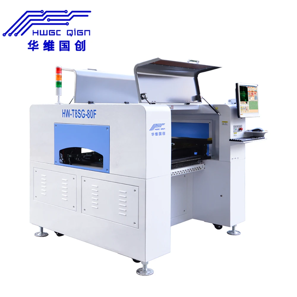 HWGC HW T8SG 80F 8 головок светодисветодиодный SMT машина для сборки и установки