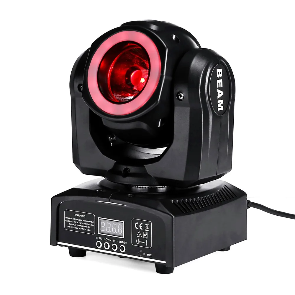 

Mini Led 60W Beam Moving With 12LED SMD5050 RGB 3in1 Halo Effect Led Wash Super Bright LED DJ Spot Light Dmx Control