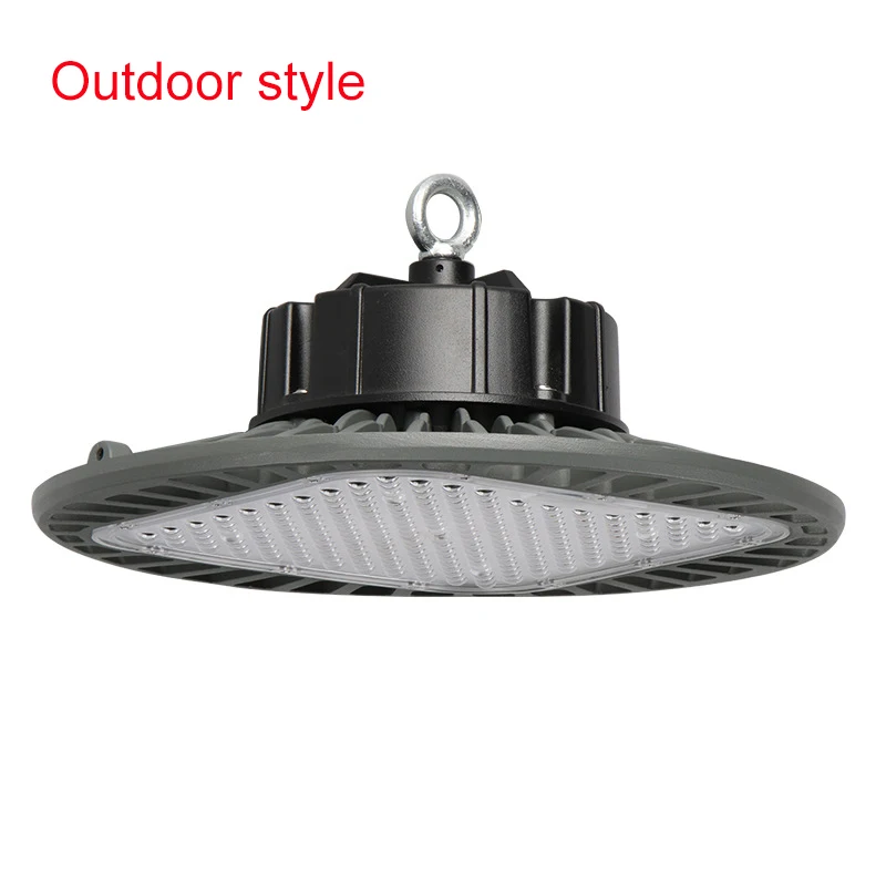 Outdoor style-220V Светильник для гаража, деформационный НЛО, светодиодный светильник, высокий залив, 50 Вт, 200 Вт, 220 В, светильник s для заправочной станции, навес, мастерская, футбольное поле ZDD0019 - Цвет: Outdoor style-220V