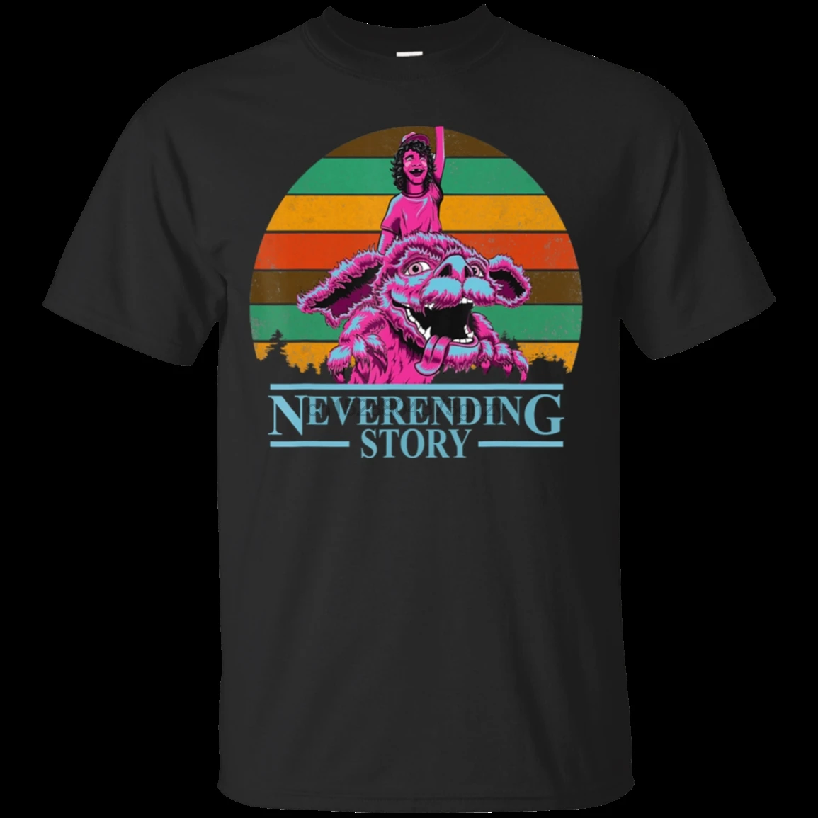 Neverending Story Мужская черная футболка с S 3Xl унисекс мужская и женская