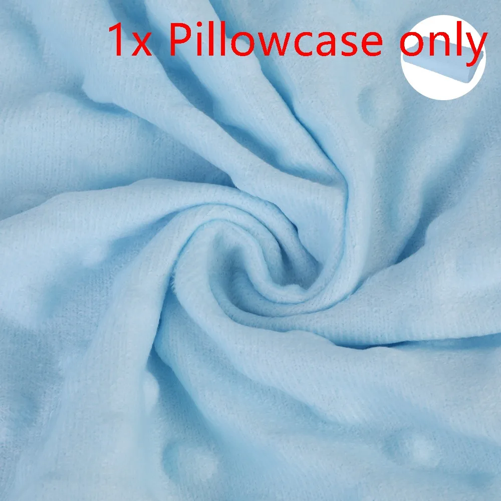 blue pillowcase Ортопедическая подушка с эффектом памяти, постельные принадлежности для сна, подушка для шеи, мягкий массажер для медленного отскока, подушка для шейного отдела, забота о здоровье - Цвет: blue pillowcase