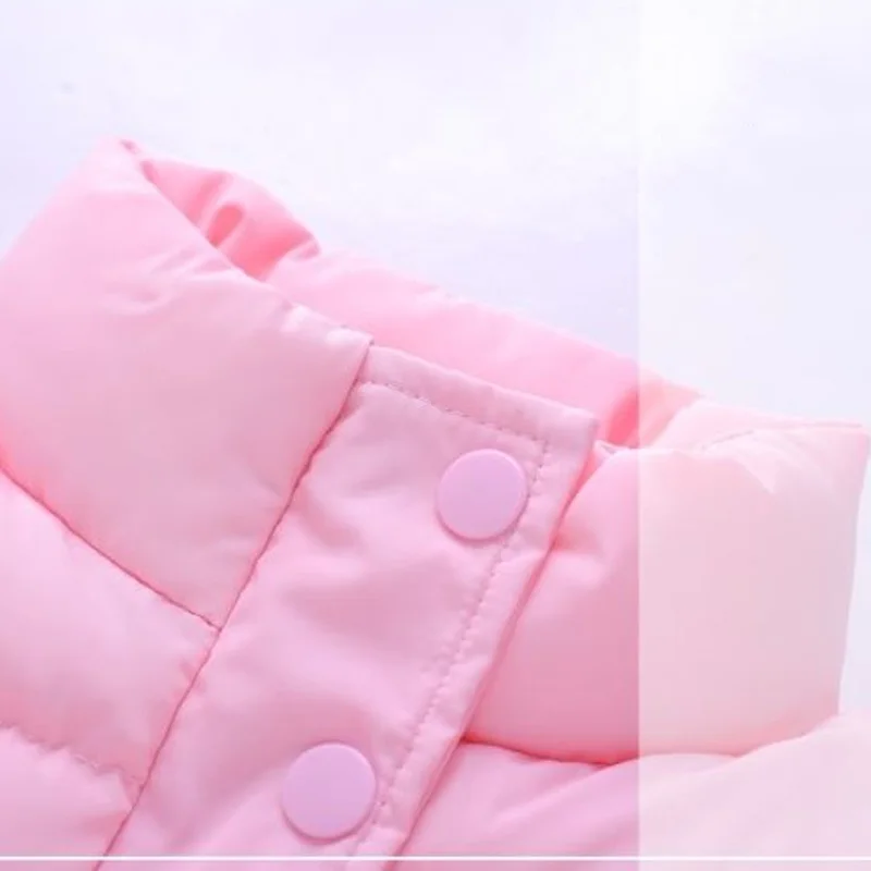 Пуховик для маленьких мальчиков и девочек зимний утепленный жилет повседневные