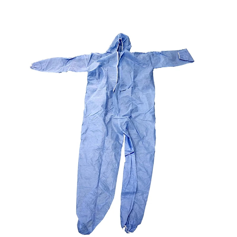 

Nonwoven Protection Suit Disposable Coverall Full Body Biological Safety Clothing Isolation Gown surgical use