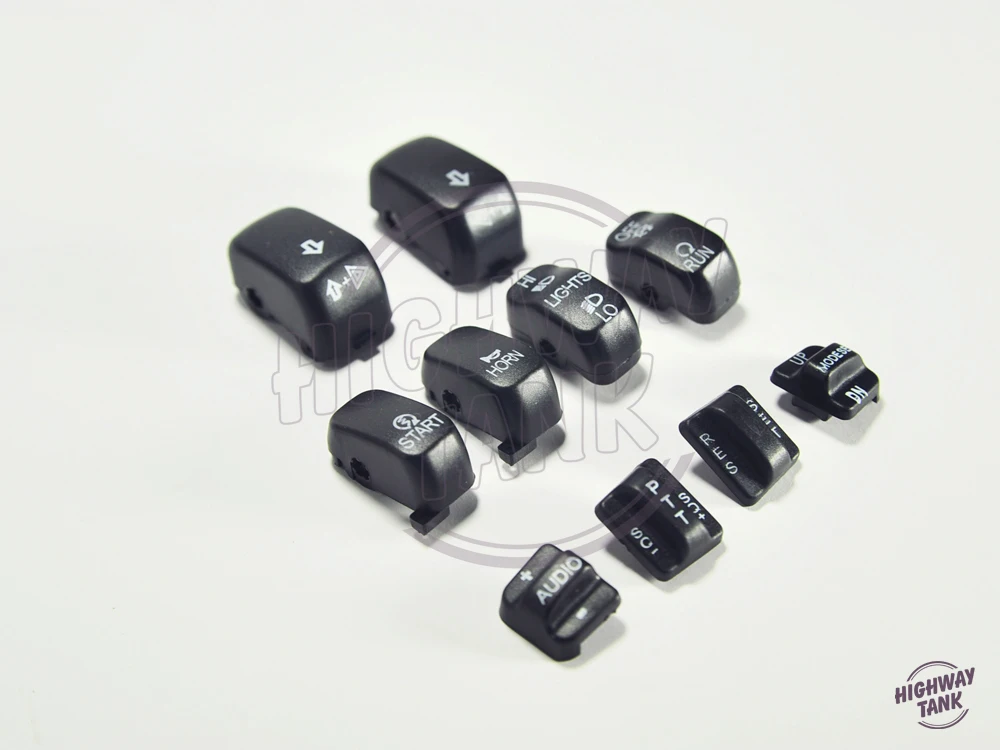 10X шт Черный радио круиз контроль переключатель колпачок комплект чехол для 1996-2013