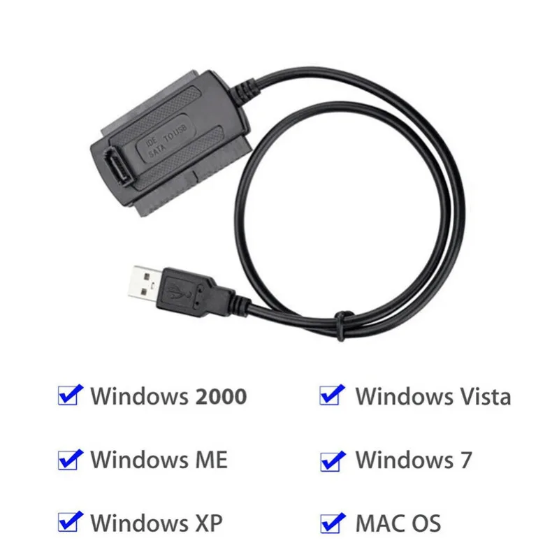 Переходник для жесткого диска HD HDD USB 2 0 на IDE SATA ATA 5 3 | Компьютеры и офис
