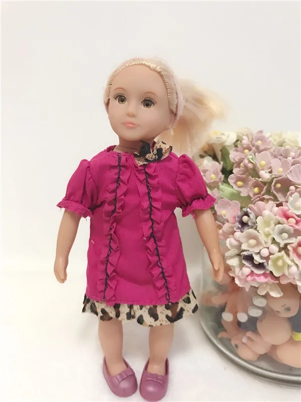 15 см мини-кукла, игровой дом, кукла, игрушка, Детская Коллекция подарков на день рождения - Цвет: sew defect