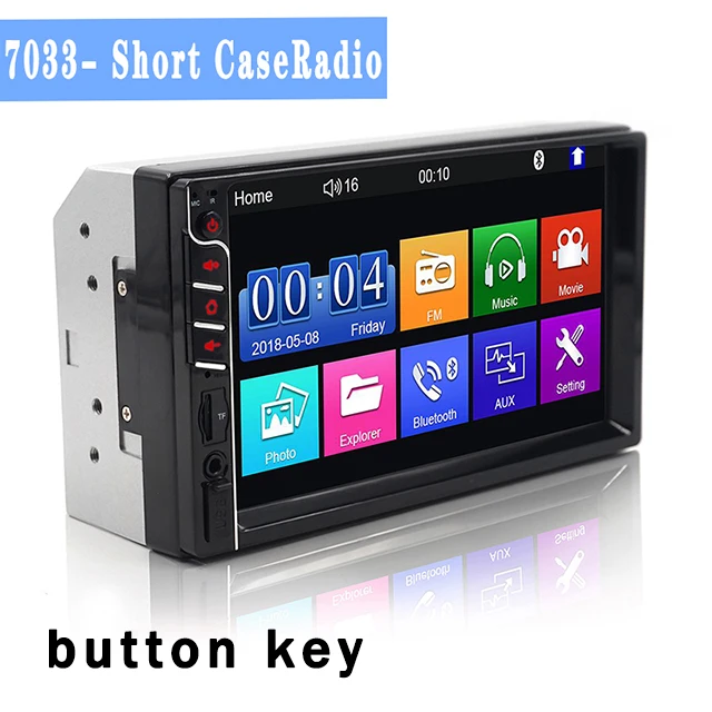 2 Din Car Radio Bluetooth 7\