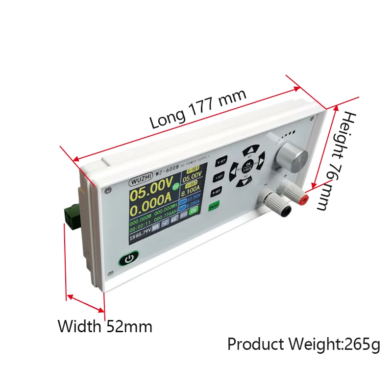 WZ6008 Wi-Fi DIY преобразователь постоянного тока Регулируемый CC CV лабораторный