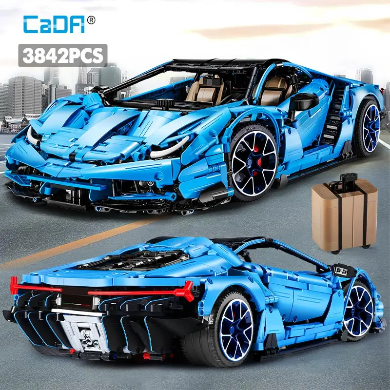 Конструктор Cada 3842 деталей Creator Mad Cow Extreme Sports Vehicle Building Blocks City Technic Racing Car Bricks Collect Gift Toys for Kids.