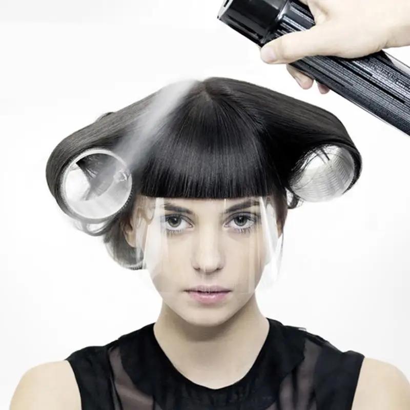 50 шт. Парикмахерская маска для стрижки лица Обложка волос искусственная ручка