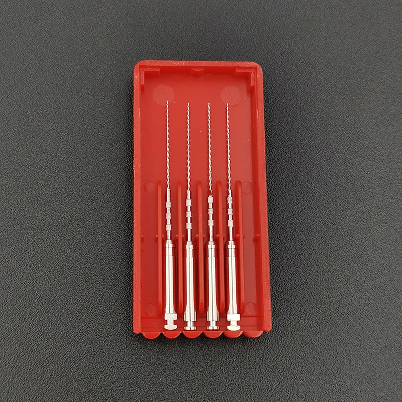 4pcs/box Dental Endo Files Gutta Condensor 25mm MacSpadden Condensor Files 21mm Endodontic files 45# 25mm Endo Files