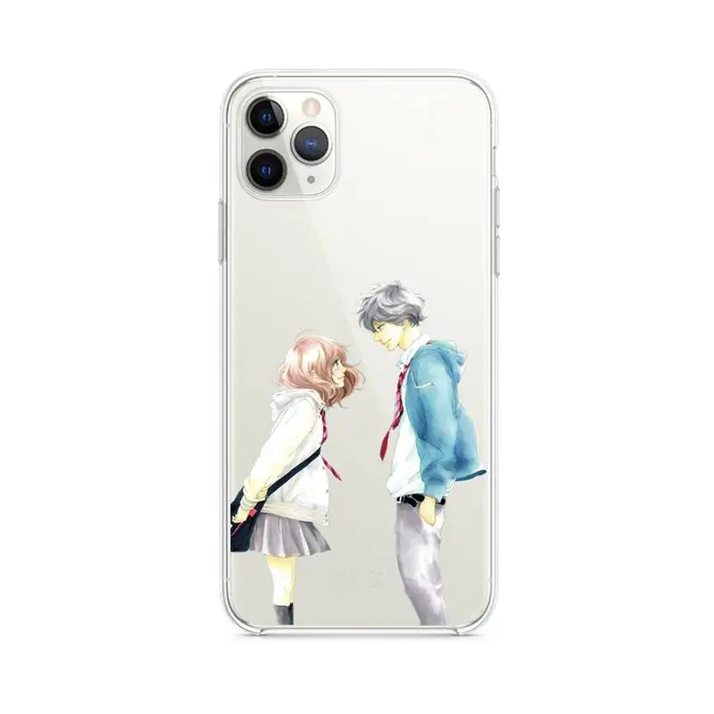 

Anime Ao Haru Ride Phone Case Clear for iphone 12 11 Pro max mini XS 8 7 6 6S Plus X 5S SE 2020 XR cover
