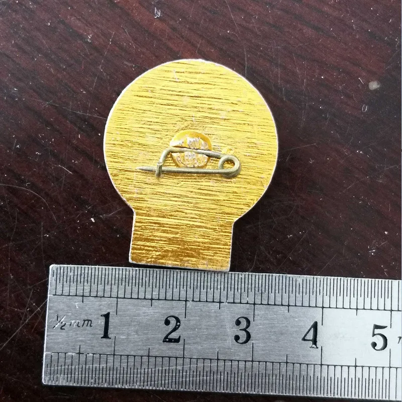 Советский Союз Ленин 100-ый бейдж для дня рождения СССР металлический алюминиевый